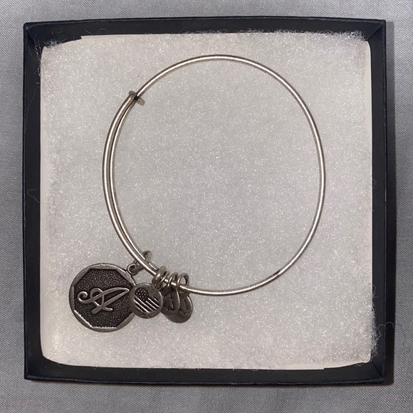Alex and Ani Letter A Bracelet - Picture 1 of 3